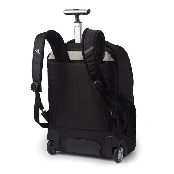 High Sierra Freewheel Pro Wheeled Backpack Black