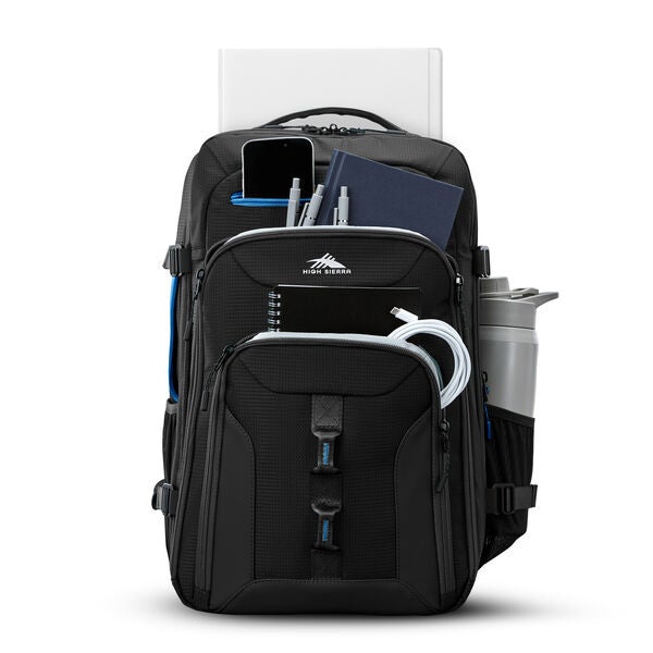 High Sierra Hi-Life Travel Backpack Black/Blue