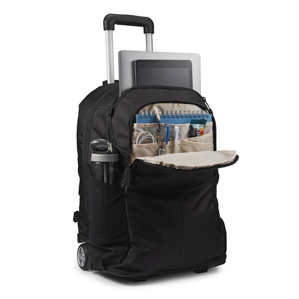 High Sierra Powerglide Pro Wheeled Backpack Black