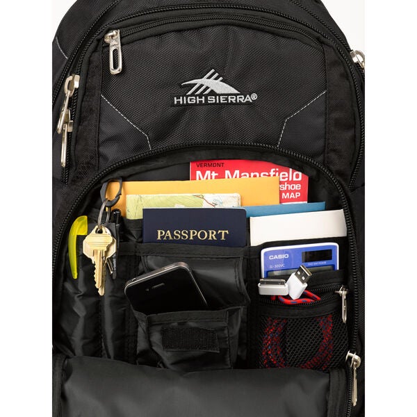 High Sierra XBT TSA Backpack Black