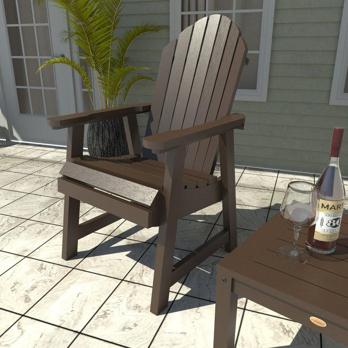Highwood USA 2 Hamilton Deck Chairs With Adirondack Side Table