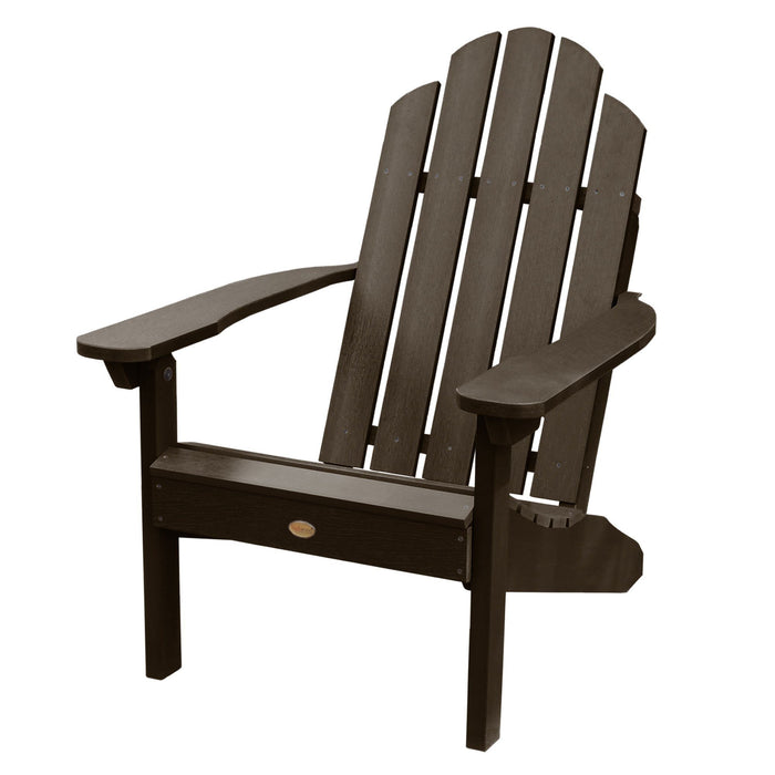 Highwood USA 4 Classic Westport Adirondack Chairs With 2 Side Tables