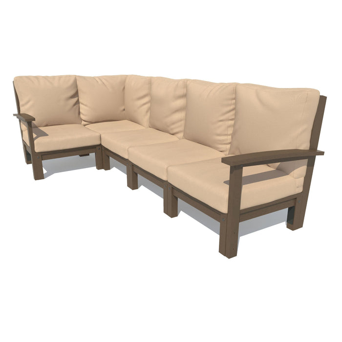 Highwood USA Bespoke Deep Seating: 5 Piece Sectional Set