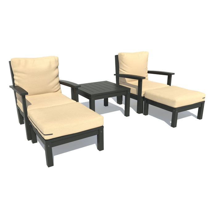 Highwood USA Bespoke Deep Seating: Chaise Set with Side Table