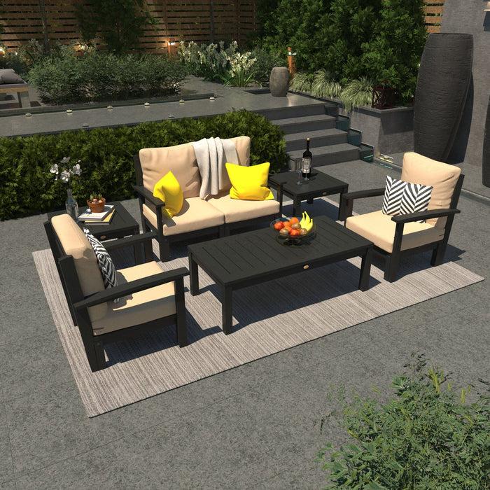 Highwood USA Bespoke Deep Seating: Loveseat Set Of 2 Chairs Conversation Table And 2 Side Tables