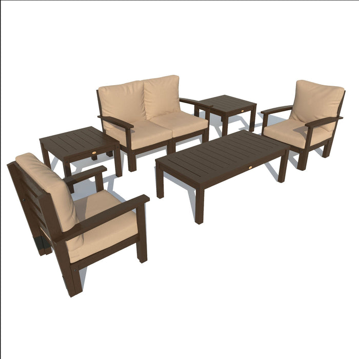 Highwood USA Bespoke Deep Seating: Loveseat Set Of 2 Chairs Conversation Table And 2 Side Tables