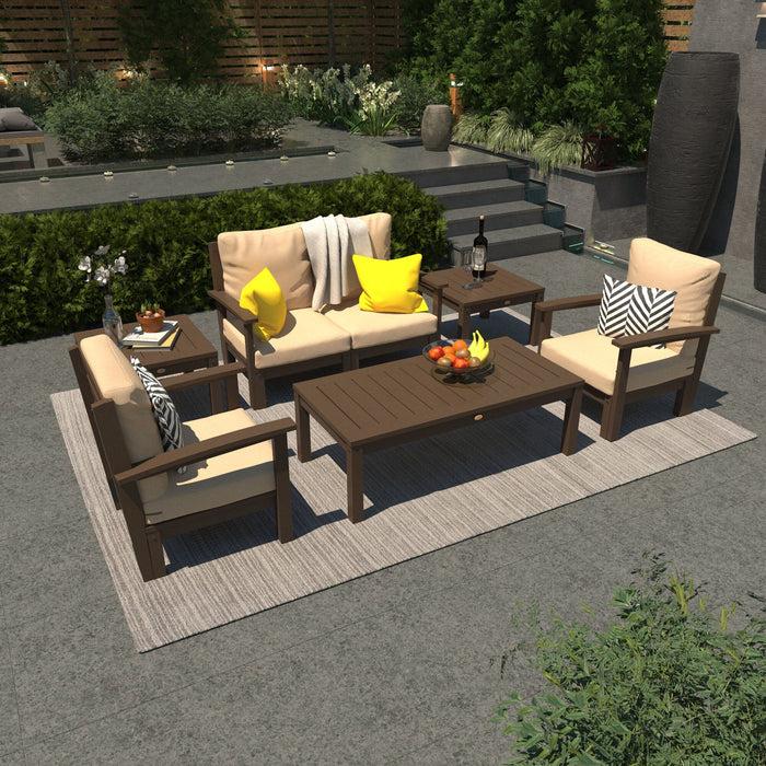 Highwood USA Bespoke Deep Seating: Loveseat Set Of 2 Chairs Conversation Table And 2 Side Tables