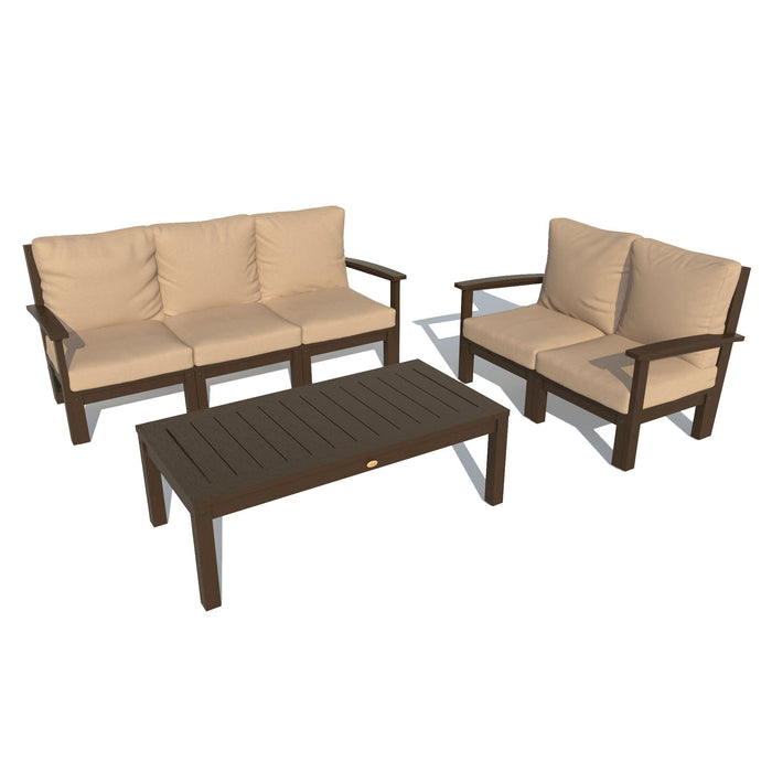 Highwood USA Bespoke Deep Seating: Sofa Loveseat and Conversation Table