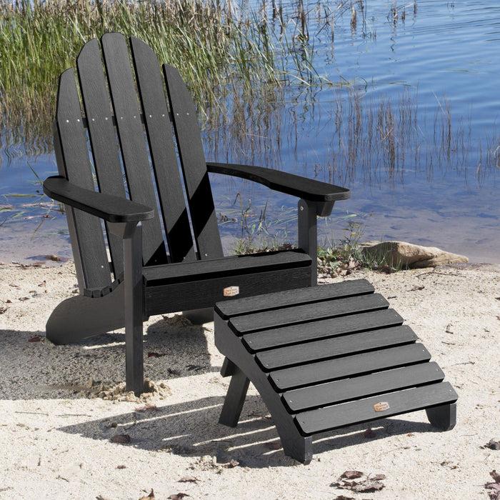 Highwood USA Essential Adirondack Chair With Essential Folding Ottoman