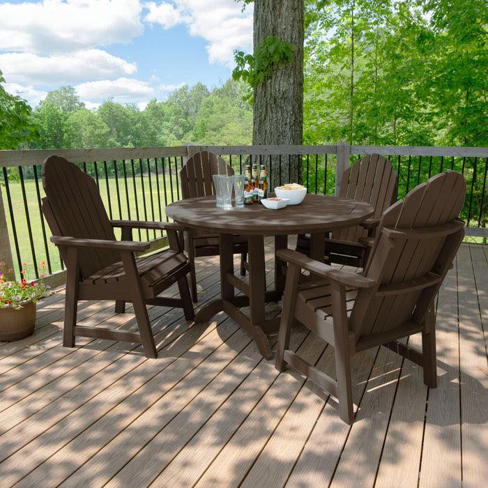 Highwood USA Hamilton 5pc 48in Round Dining Set - Dining Height