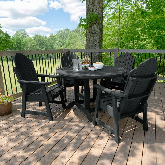 Highwood USA Hamilton 5pc 48in Round Dining Set - Dining Height