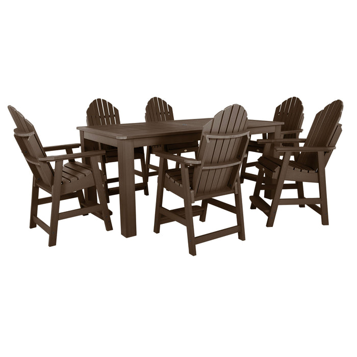 Highwood USA Hamilton 7pc Outdoor Dining Set 42in x 84in - Counter Height Highwood USA Hamilton 7pc Outdoor Dining Set 42in x 84in - Counter Height