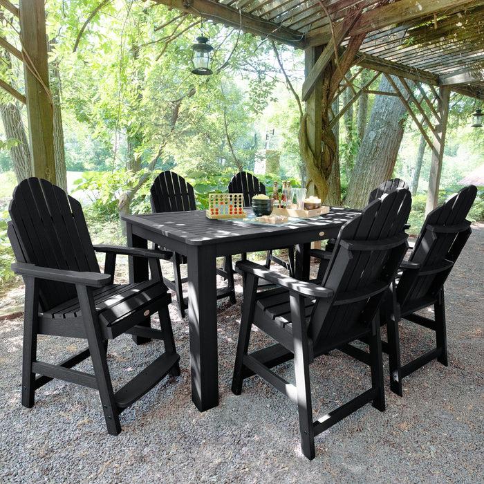 Highwood USA Hamilton 7pc Rectangular Outdoor Dining Set 42in X 72in - Counter Height