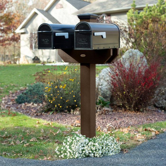 Highwood USA Hazleton Side-by-side Mailbox Post