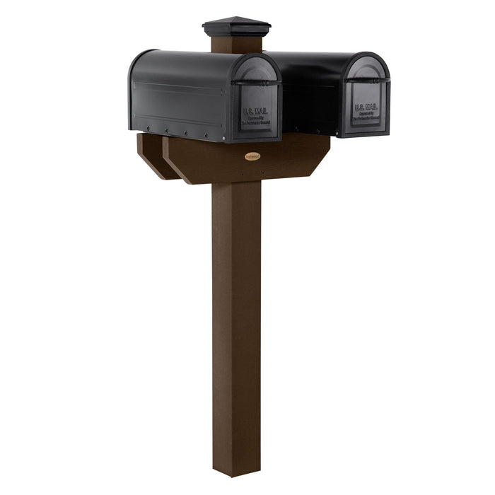 Highwood USA Hazleton Side-by-side Mailbox Post