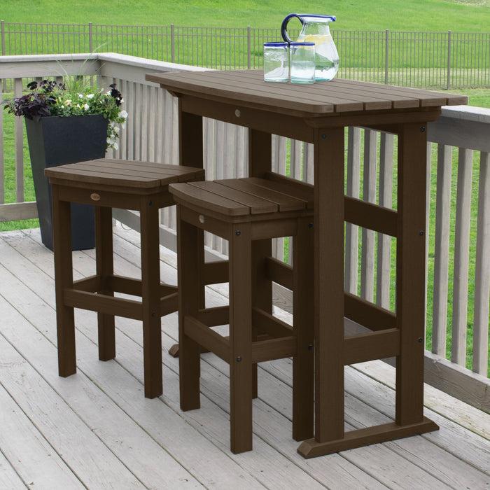 Highwood USA Lehigh 3pc Bar Height Balcony Set