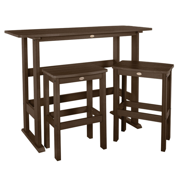 Highwood USA Lehigh 3pc Bar Height Balcony Set