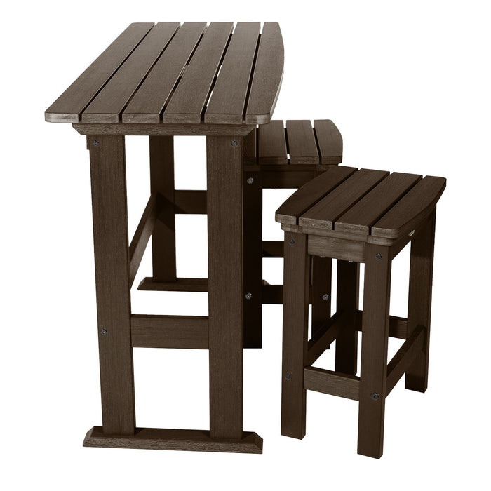 Highwood USA Lehigh 3pc Counter Height Balcony Set