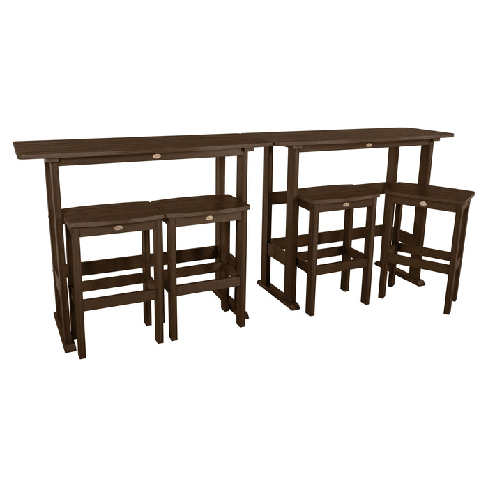 Highwood USA Lehigh 6pc Bar Height Balcony Set