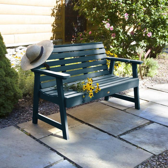 Highwood USA Weatherly Garden Bench - 4ft