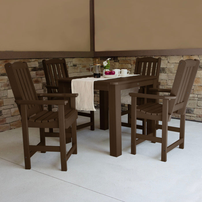 Highwood USA Lehigh 5pc Square Dining Set 42in X 42in - Counter Height