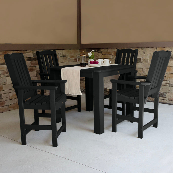 Highwood USA Lehigh 5pc Square Dining Set 42in X 42in - Counter Height