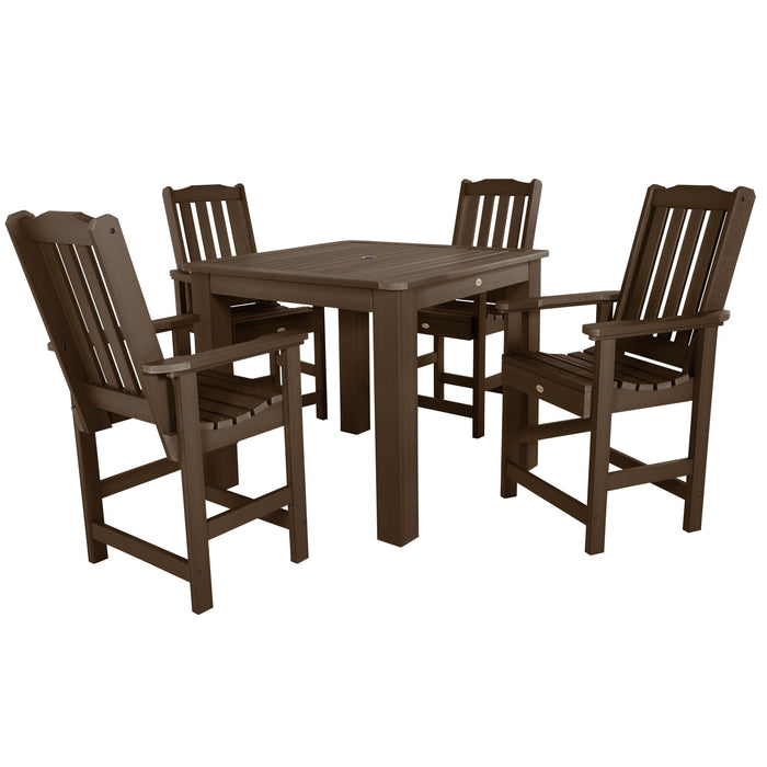 Highwood USA Lehigh 5pc Square Dining Set 42in x 42in - Counter Height Highwood USA Lehigh 5pc Square Dining Set 42in x 42in - Counter Height