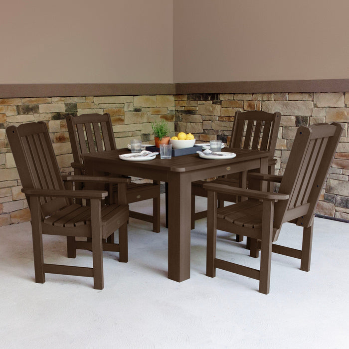 Highwood USA Lehigh 5pc Square Dining Set 42in X 42in - Dining Height