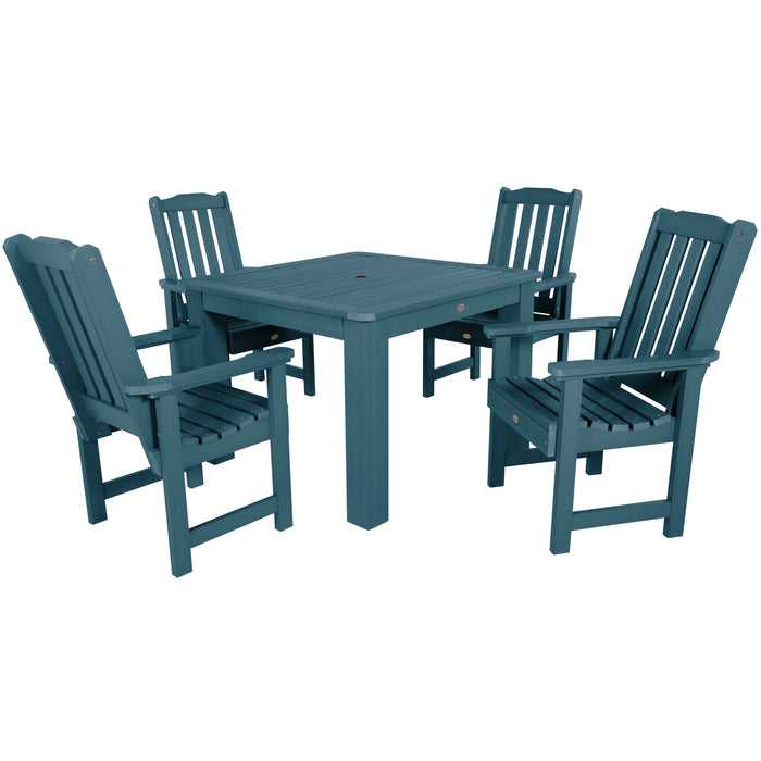 Highwood USA Lehigh 5pc Square Dining Set 42in X 42in - Dining Height