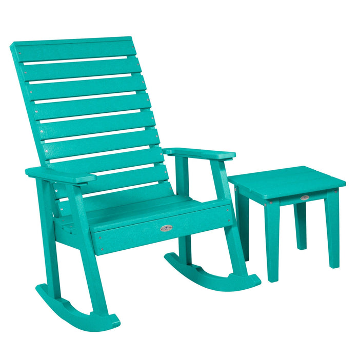 Highwood USA Riverside Rocking Chair And Side Table 2pc Set