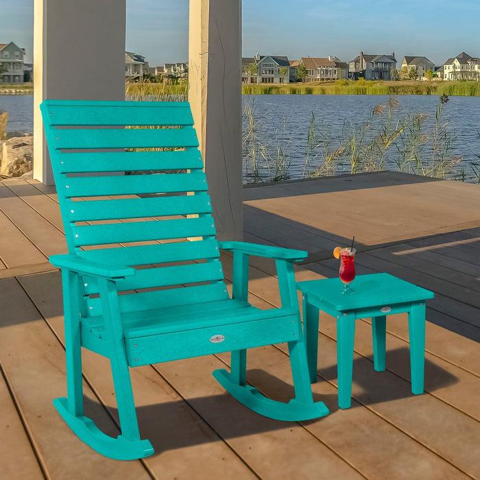 Highwood USA Riverside Rocking Chair And Side Table 2pc Set