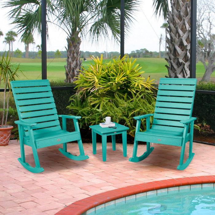 Highwood USA Riverside Rocking Chair And Side Table 3pc Set