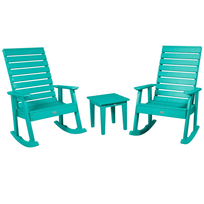 Highwood USA Riverside Rocking Chair And Side Table 3pc Set