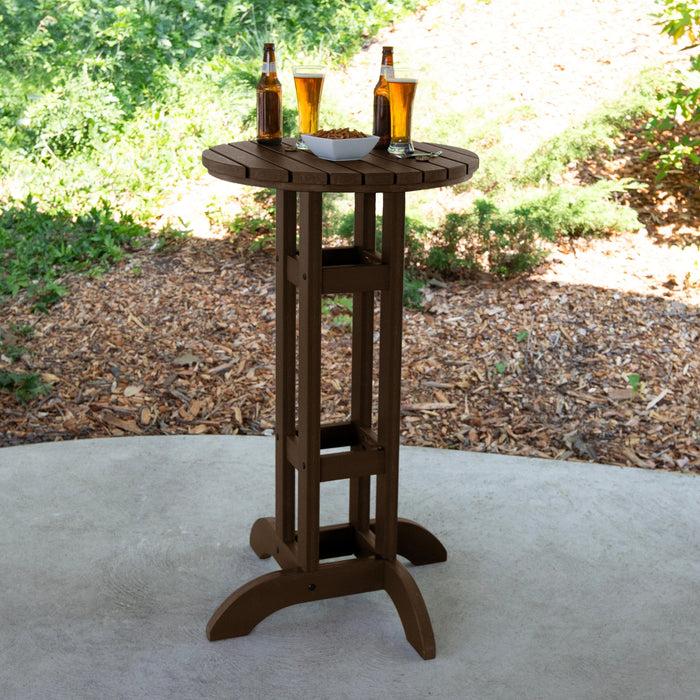 Highwood USA Round 24" Diameter Bistro Table - Bar Height