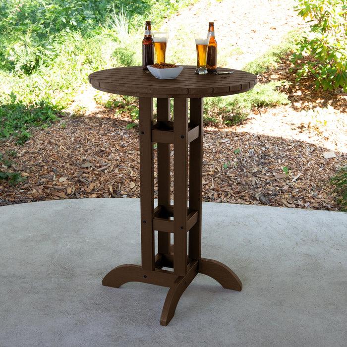 Highwood USA Round 30" Diameter Bistro Table - Bar Height