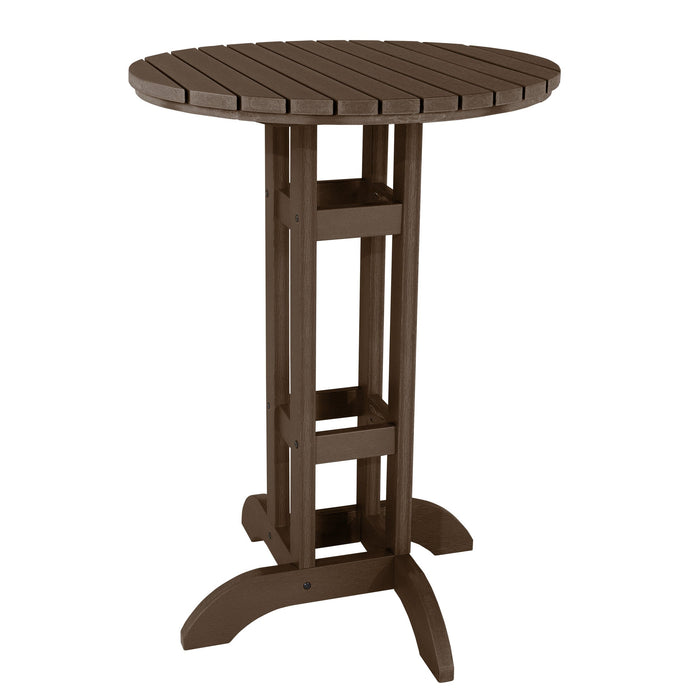 Highwood USA Round 30" Diameter Bistro Table - Bar Height