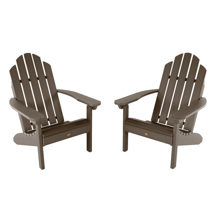 Highwood USA Set of Two Classic Westport Adirondack Chairs