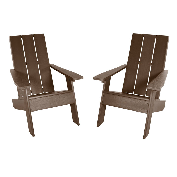 Highwood USA Set of Two Italica Modern Adirondack Chairs