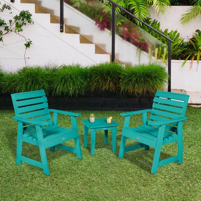 Highwood USA Two Riverside Garden Chairs And Side Table Set