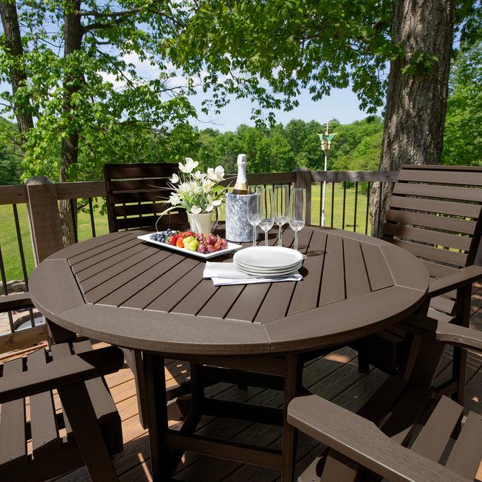 Highwood USA Weatherly 5pc 48in Round Dining Set - Counter Height