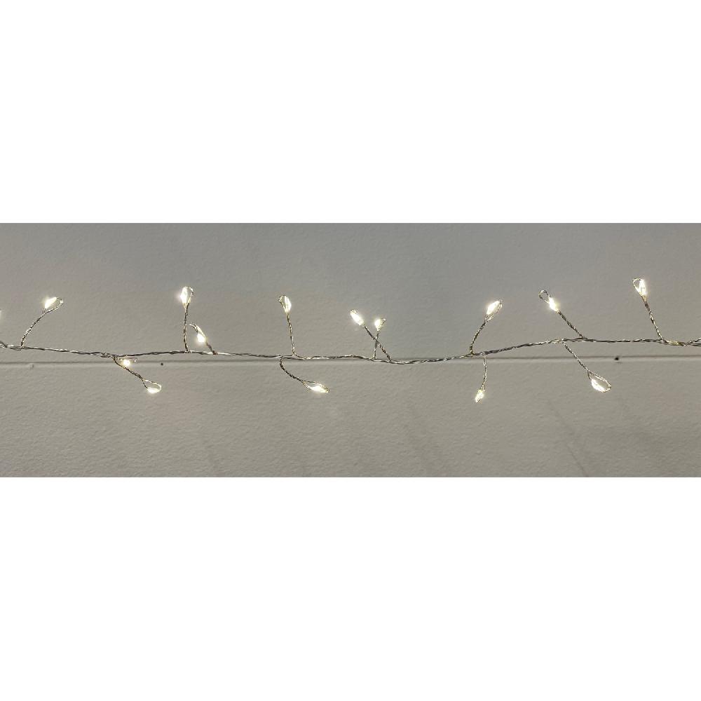 hill interiors 7.2m/23ft 6in Plug In LED Warm White Cluster Micro Lights