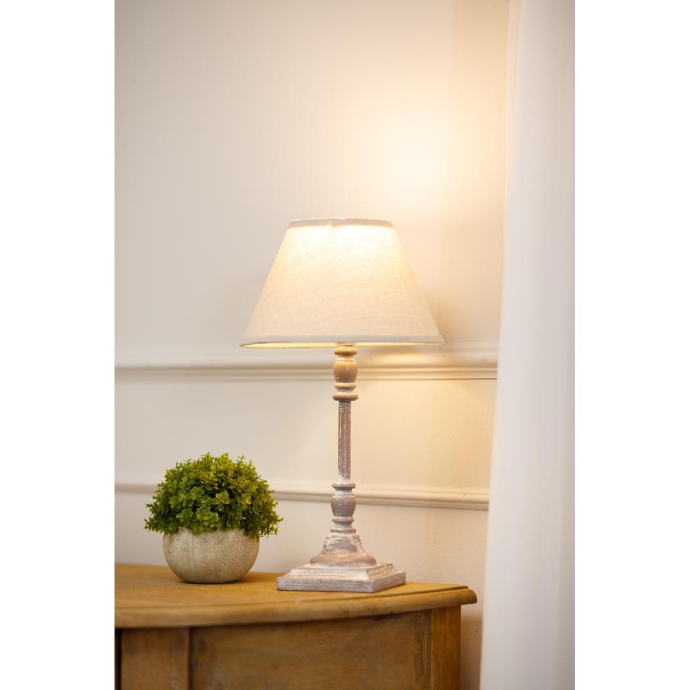 Hill Interiors Antia Stem Table Lamp With Linen Shade