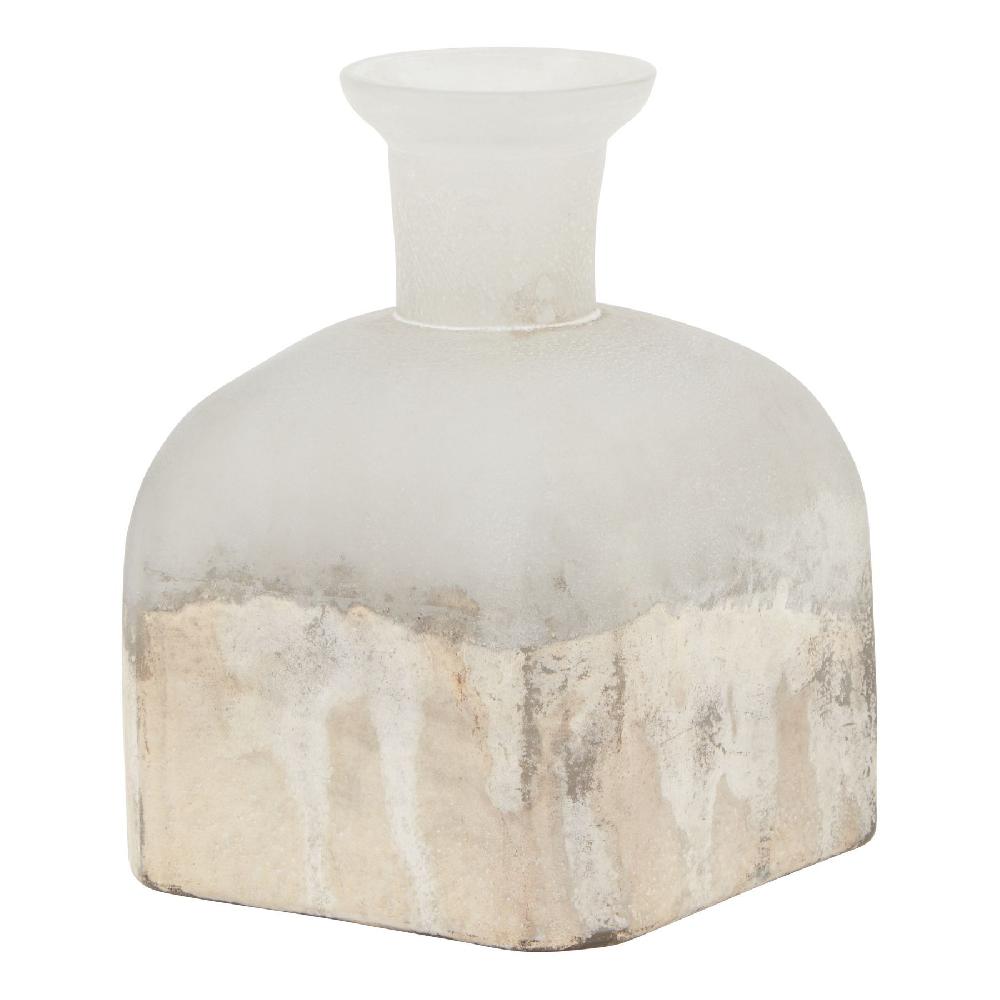 Hill Interiors Burnished Dipped And Aged Brass Candle Holder Vase