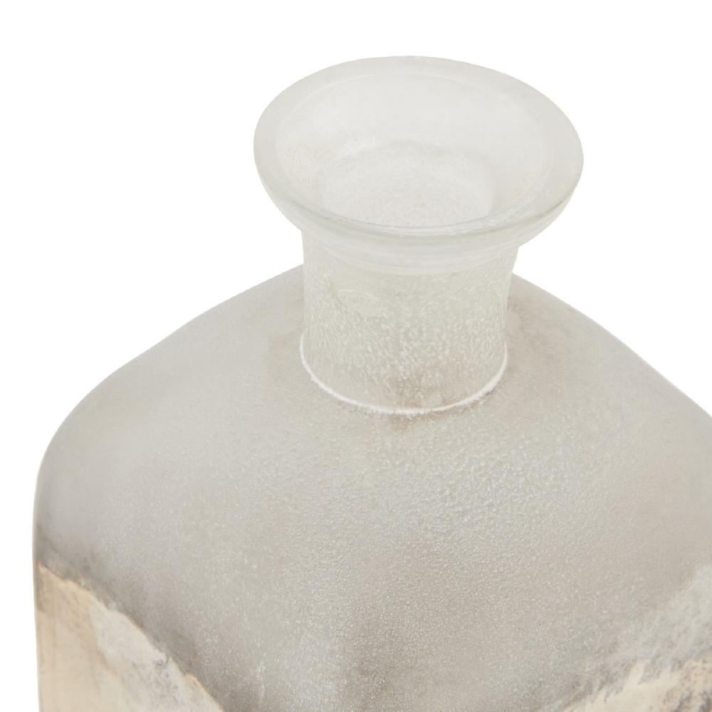 hill interiors Burnished Dipped and Aged Brass Candle Holder Vase