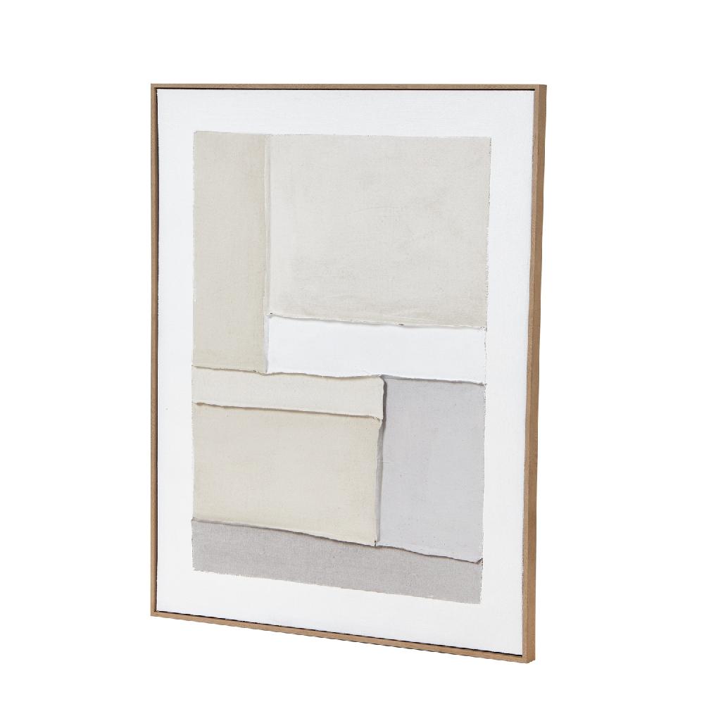 hill interiors Contempo Alpha Framed Painting On Canvas