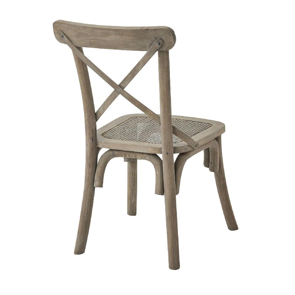 hill interiors Copgrove Collection Cross Back Chair With Rush Seat