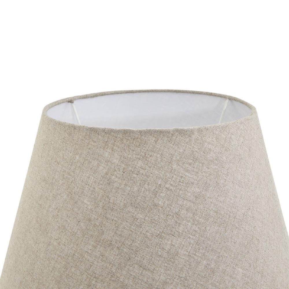 Hill Interiors Darcy Antique White Candlestick Table Lamp With Linen Shade