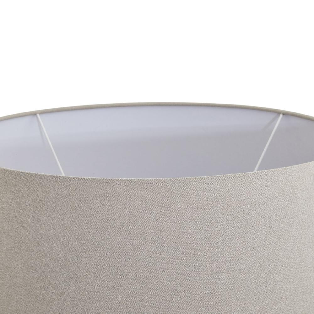 Hill Interiors Darcy Antique White Round Table Lamp With Linen Shade