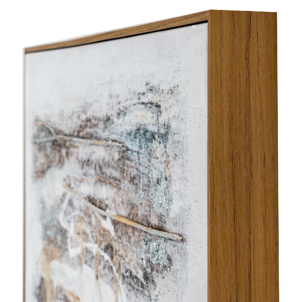 hill interiors Ethereal Hand Painted Canvas In Frame