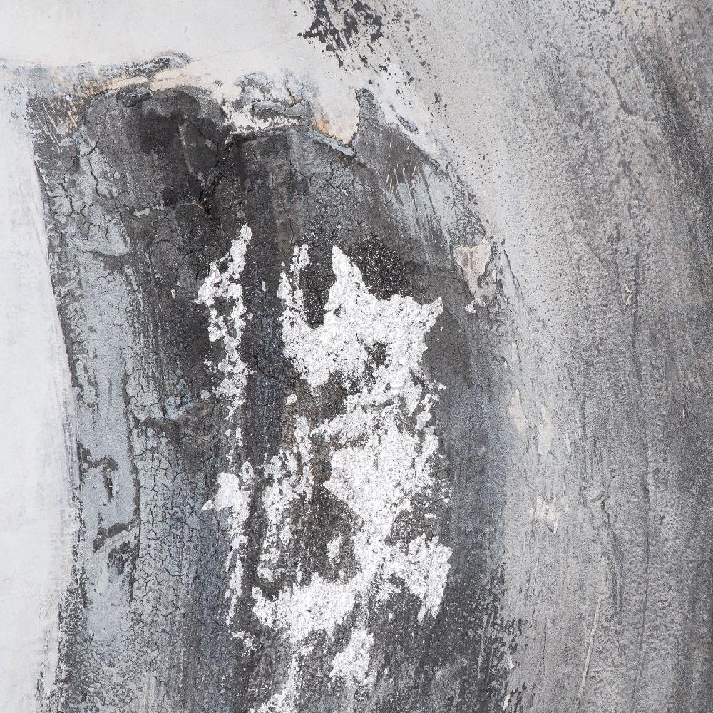 hill interiors Galaxy Silver And Grey Hand Painted Canvas